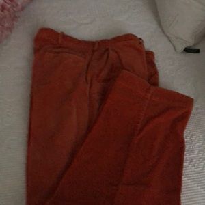 Orange Polo corduroy pants
